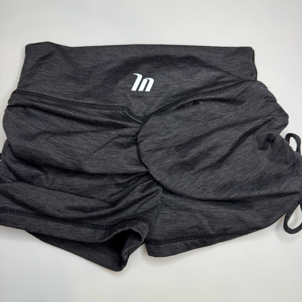 Muscle Nation Rouched Drawstring Athletic Shorts - Picture 5 of 7
